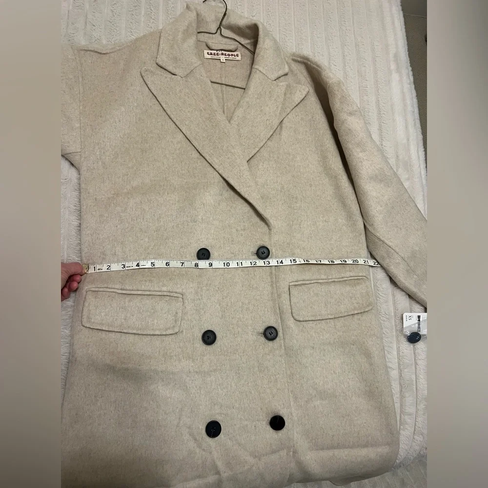 Free People Adore you wool blend coat XS NWT - Picture 10 of 16